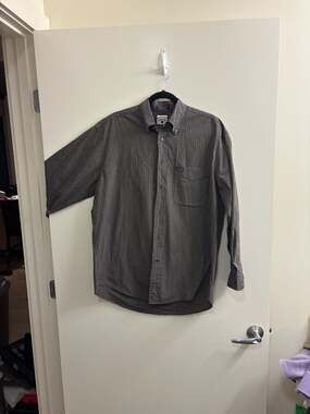 Faconnable Shirt Mens Large Multicolor Plaid Button Down Long Sleeve Vintage